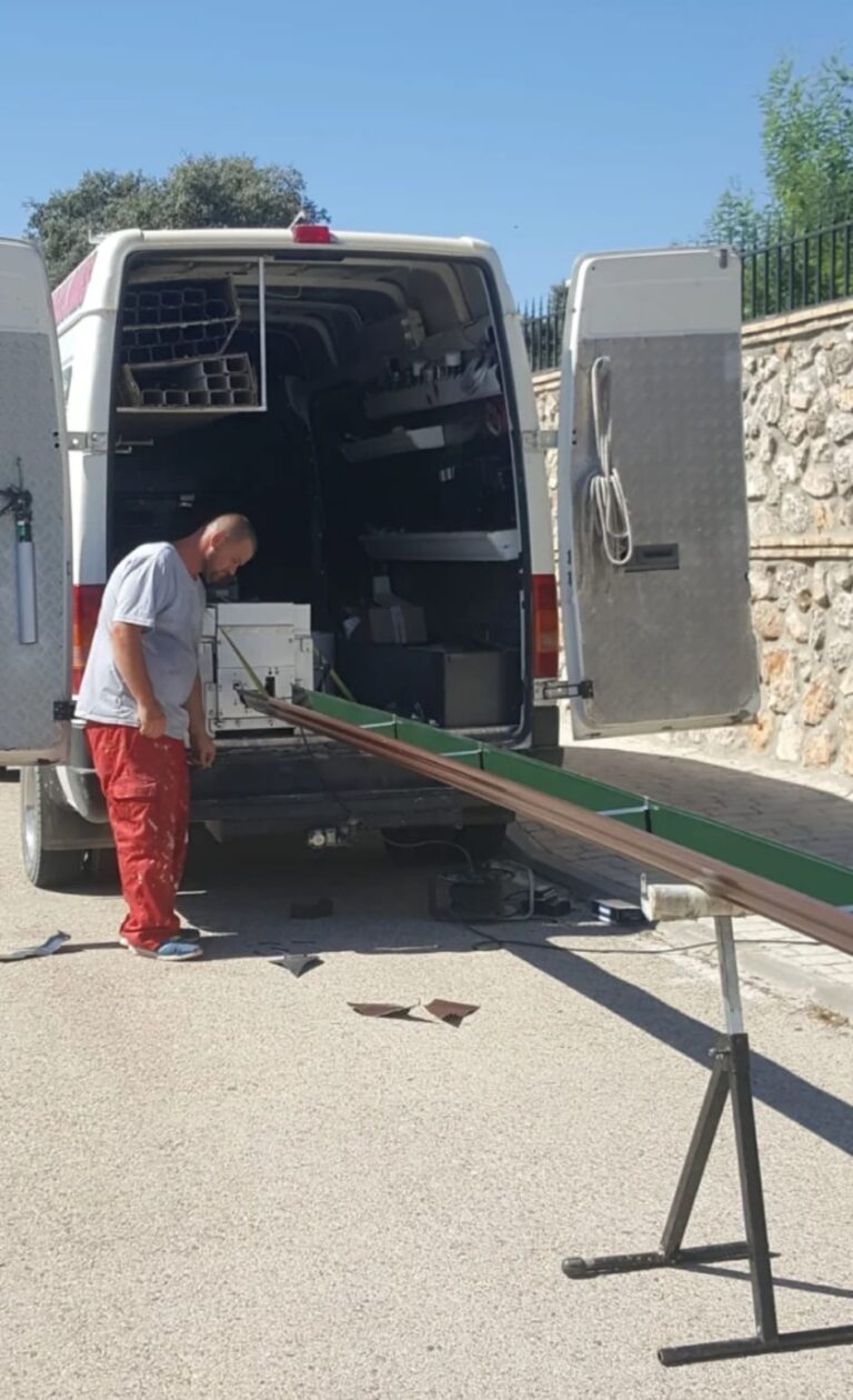 Preparación de canalones en Burgos